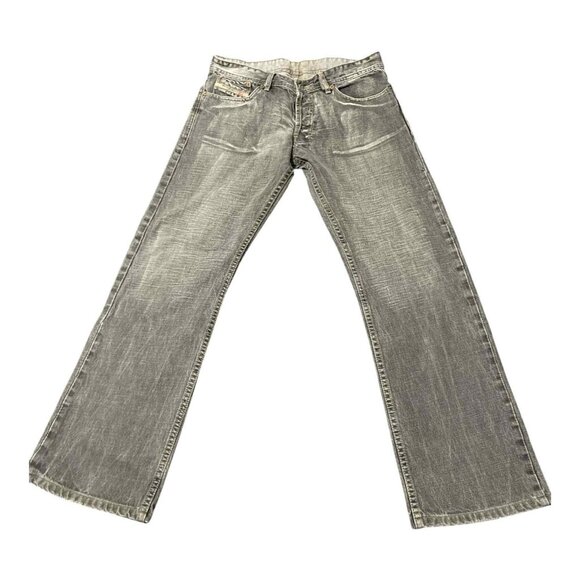 Diesel Jeans Mens 32x31 Bootcut Distressed Denim Pants Made In Italy - Picture 1 of 7